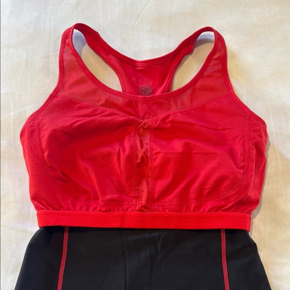 Tuff Athletics Tank Top Red and Black for Active Comfort Women's - Picture 8 of 12